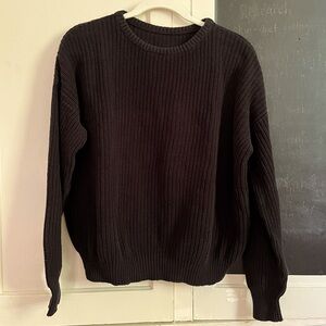 Los Angeles Apparel Unisex Fisherman Pullover in Black